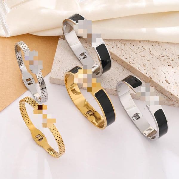 design European and American fashion versatile light luxury elegant ins-style niche letter bracelet cross-border bestseller INS style