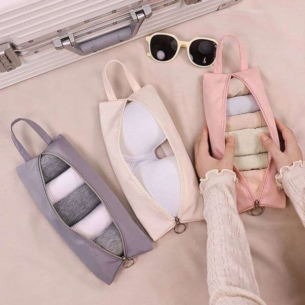 1PC/3PCS Travel Organizer Storage Bra Underwear Socks Sorting Wear-resistant Makeup Bag 26H0206