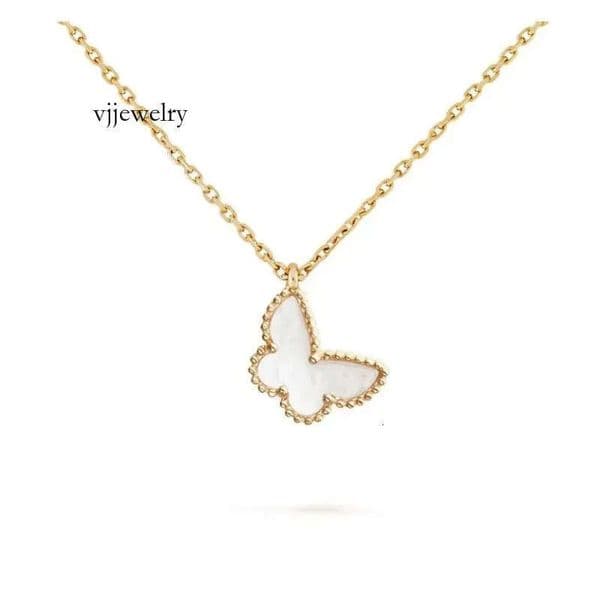 Fashion Necklace Handcrafted Silver Chain Necklaces Featuring Diamond Butterflies Perfect Valentines Present Jewelry