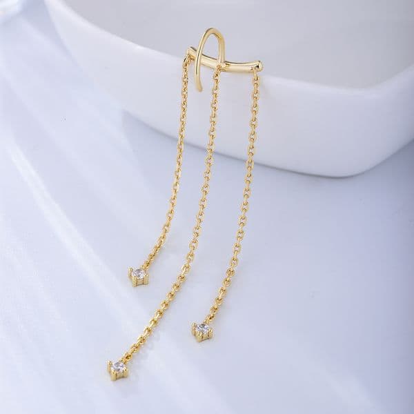 bestseller: ins-style personalized long s925 sterling silver chain tassel earrings, high-quality wholesale