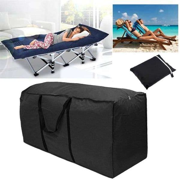 Furniture Cushion Waterproof Anti-UV Christmas Tree Bag Multi-function Outdoor Garden Patio Storage Supplies 26H0206