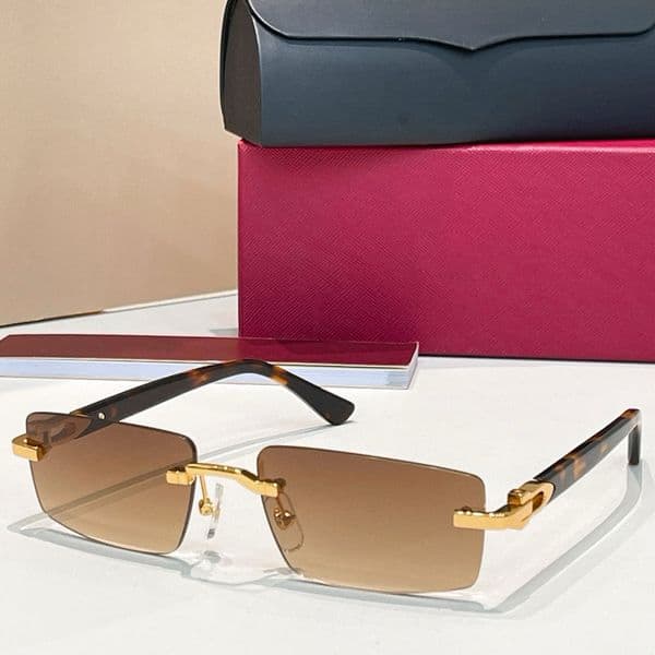Mens business sunglasses luxury designer rectangle sunglasses CT0581S new ummer vacation party luxury fashion eyeglasses high quality accessory