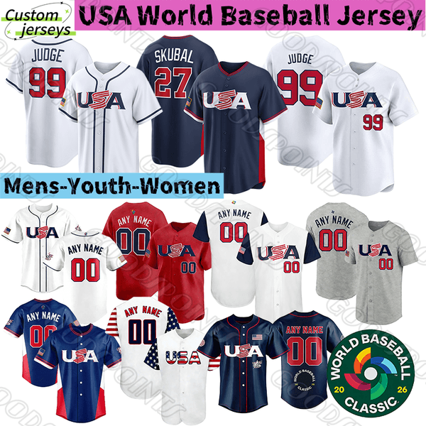 Aaron Judge Team USA World Baseball Classic Je 2026 Crow-Armstrong Bryce Harper Schwarber Cal Raleigh Paul Skenes Tarik Skubal United States wbc baseball