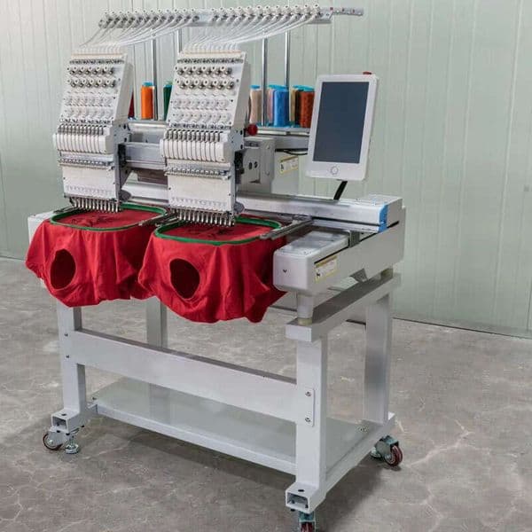 Two Head Computerized Embroidery Machine for Home Decor and Soft Furnishings 15 Needles Extra Large Hoops for Creative Textile Design