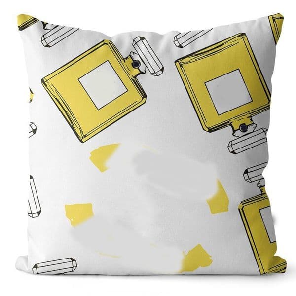 Designer Throw Black and White Letter Home Cover Sofa Decoration Pure Cotton Comfortable Cushion 45 * 45cm Pillow Core Detachable