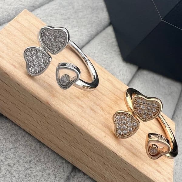 Designer ring with crystal gold plated ring for women US size 6789 with box crystal jewelry exquisite gift j009