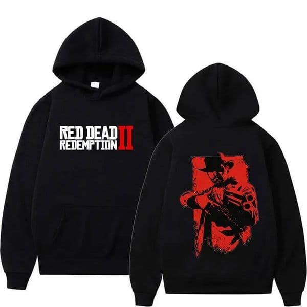 Bestseller Red Dead Redemption 2 Arthur Morgan Hoodie Men Women Retro Gothic Pullover Sweatshirt Casual Fashion Oversized Hooded Streetwear ddmytues