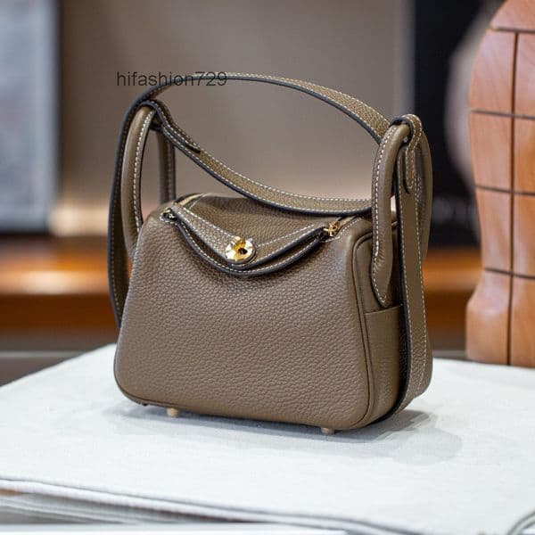 10a Top quality lindys bag designer bag shoulder bag taurillon clemence calfskin wax thread hand sewn handbag 19cm 26cm 30cm bags designer women bag UH6U