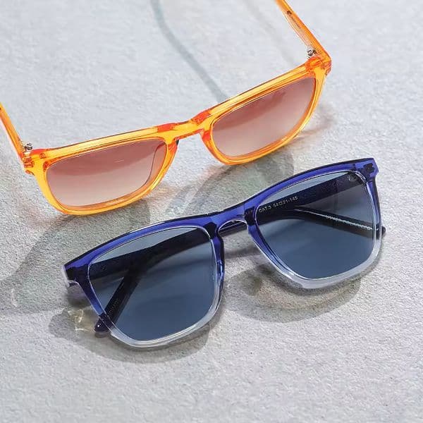 2026 fashion square TR90 framed sunglasses UV400 polarized handmade acetate sunglasses men's black pilot