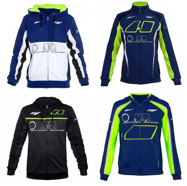 Motorcycle Racing Hoodie Team Logo Sweatshirt Customisation Available