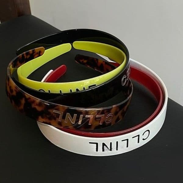 High-end Designer Headbands Women's Headband Wide-brimmed Headband Hair Bands Brand Elastic Letter Headband Luxury Tortoiseshell Hairband Acetate Hair Accessory