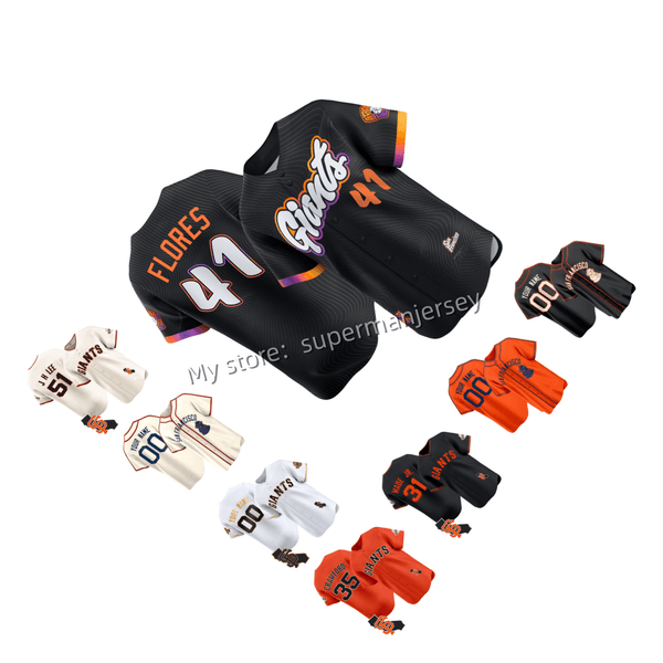 Heliot Ramos Jung Hoo Lee Matt Chapman Mike Yastrzemski Rafael Devers Willie Mays 24 Willy Adames Wilmer Flores custom name S-4XL baseball jersey Giantss