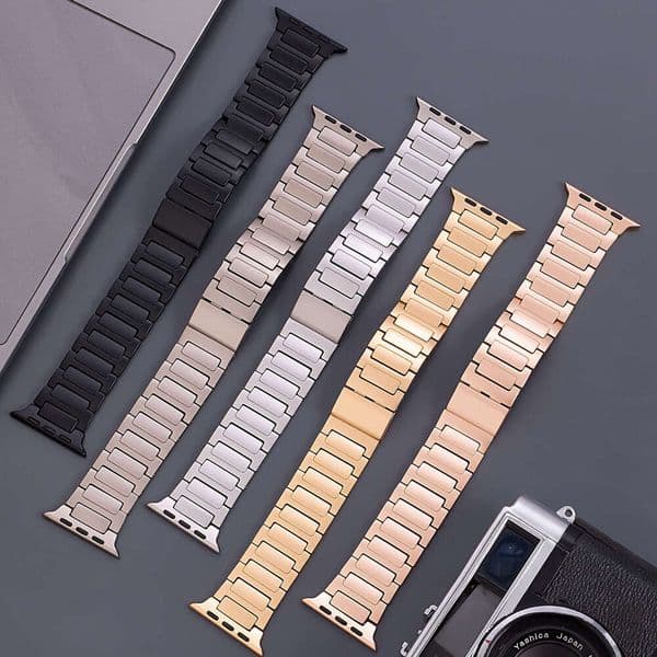 Suitable for Apple Watch 109 magnetic buckle s11 Huawei iWatch I-shaped metal ultra watch strap