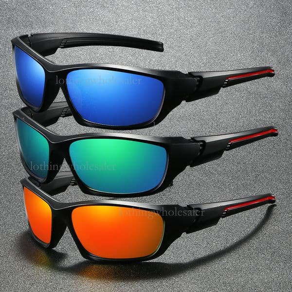 2026 Designer New Trendy Outdoor Glasses Luxury Fashion Polarized Windproof Sunscreen Night Vision Yellow Film Men's And Women's Cycling Sunglasses