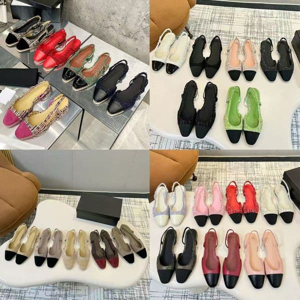 Leather Outsole Womens Sandals Designer High Quality Flat Heel Sandals Party Letter Splicing Womens Dance Shoes Suede Summer Classic Womens Shoes Size 35-42