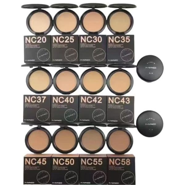 M MC BEAUTY MAKEUP Face Powder 15g 12 colors Fix Powder Plus Foundation A1