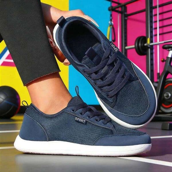 Women's Wide Barefoot New Fashion Outdoor Running Sneakers Minimalist Large Trendy Mesh Casual Walking Shoes Hot Selling