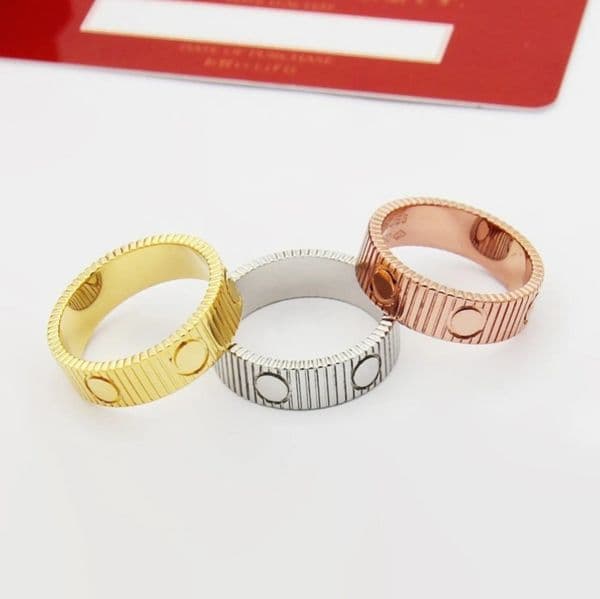 Designer Ring For Women Unlimited Rings Designer For Women Gold Ring Mens 18K Gold Silver Rose Stainless Steel Rings Wedding Jewelry