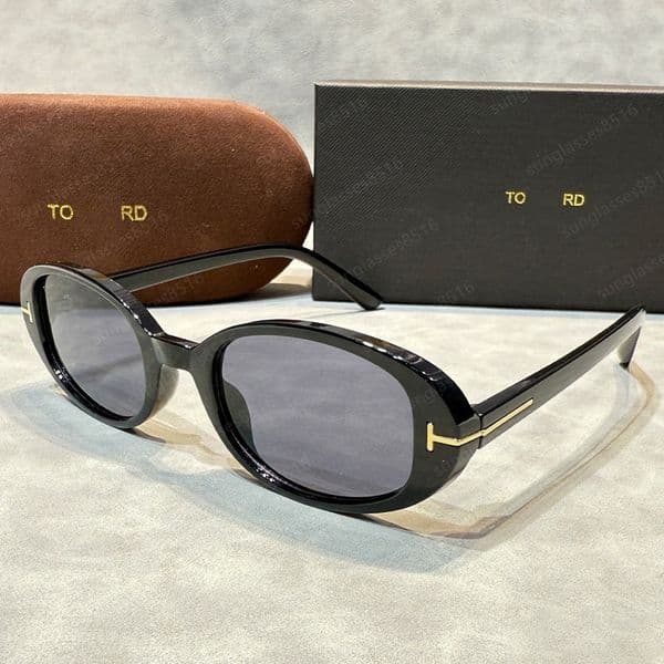 Luxury sunglases designer women fashion Oval cat eye glasses for unisex Glass lens sunglasses Radiation Protection Anti-UV400 sunglasses