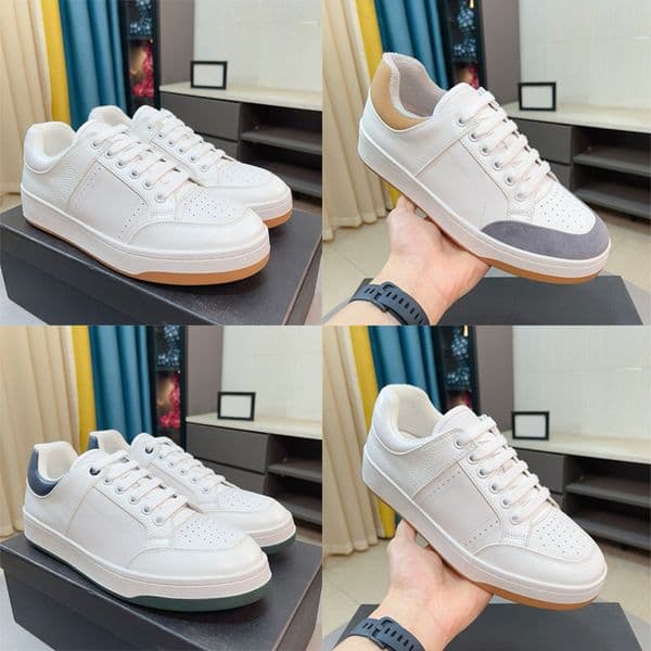 Daily Court Sneakers Fashion Casual Shoes Outfit Low-Top Sneakers Perforated SL/61 Trainers Lace-up Walking Jogging Shoes 964