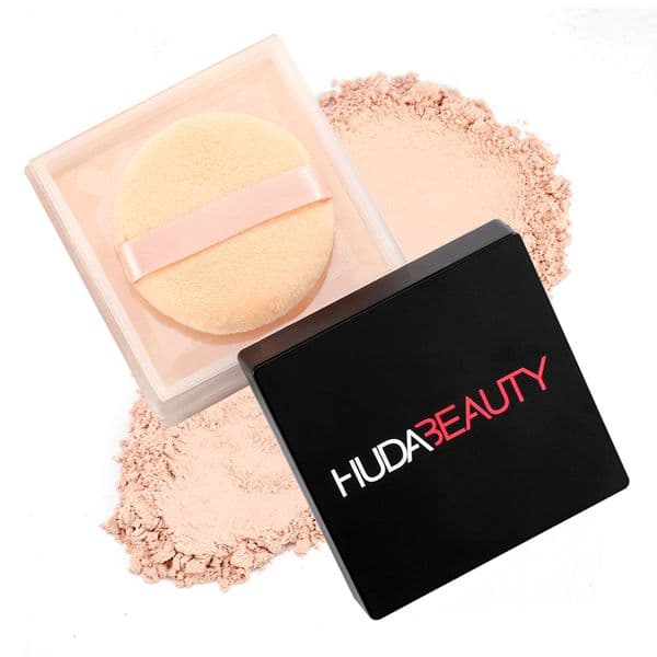 HudaBeauty Makeup Easy Bake Two Tone Loose Powder Single Colors Setting Loose Powder Pound Cake Cherry Blossom Baking Powder Oil Control Concealer