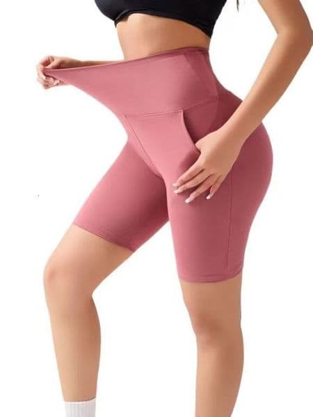 Seamless High-Waisted Butt-Lifting Fitness Pants for Women Quick-Dry Running Tights for Outerwear Tapered 5-Inch Legs Pocket pants hot-sale products