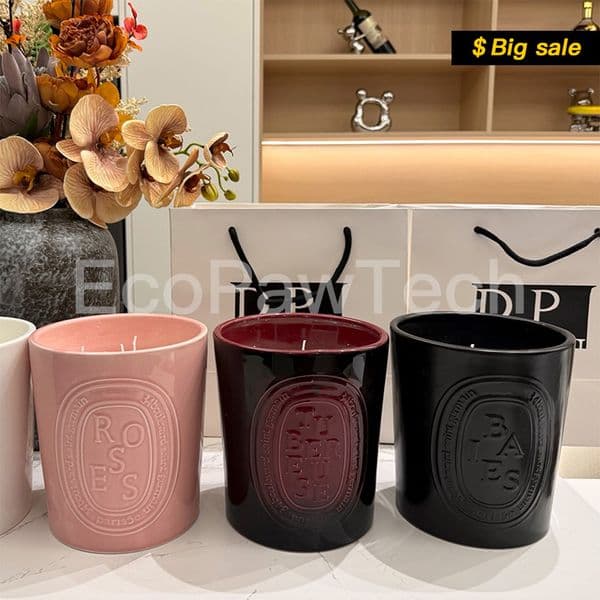 Designer Large Scented candle 1500g Handcrafted Terracotta Candles jar Luxury Ceramic Candle Gift Set Aromatherapy Hight Quality diffusers N8J892