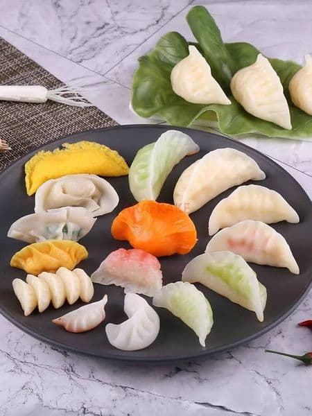 Bestseller 1pcs Simulated Fried, Steamed and Roasted Model Dummy Dumpling Wonton Toy Food Shooting Props ddmytues