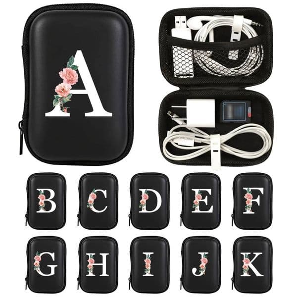 Bestseller Electronics Organizer Bag for Data Charger Storage Bag, Earphone Headphone EVA Earbud Holder - Travel Cable Case ddmytues