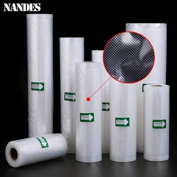 Bestseller 500cm/Rolls Food Bags Sous Vide Storage Packaging bag for Vacuum Sealer Meat Fruits Vegetables ddmytues