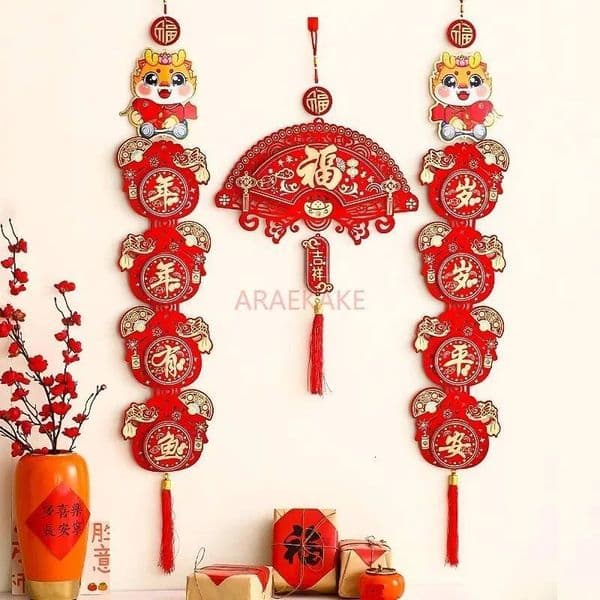Bestseller couplet living room decorations, door ornaments, New Year scene decoration ddmytues