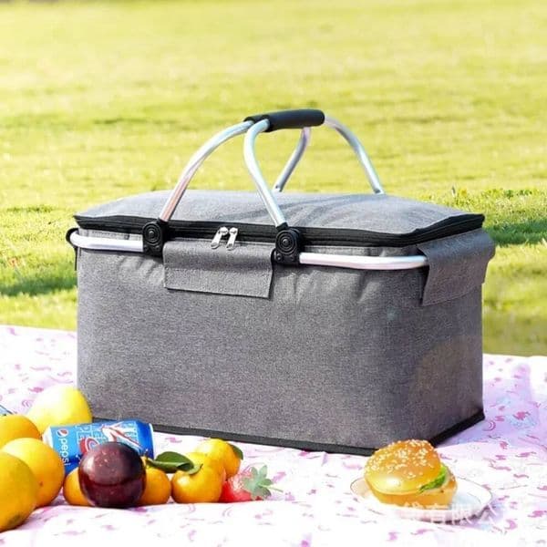 Bestseller Foldable Folding Camping Bag Storage Shopping Basket Outdoor Picnic Bags Insulation Baskets ddmytues