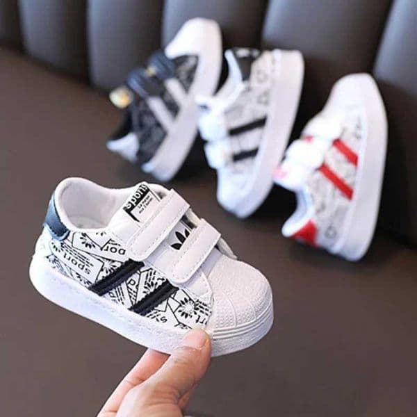 Kids Sneakers Baby Girls Boys Anti slip Soft Rubber Bottom Casual Flat Shoes Children Size 21 30T260227