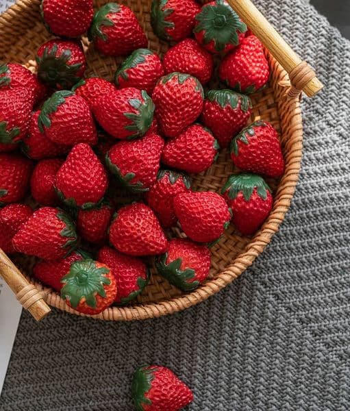 Bestseller 1set storefront window decorations, ornaments Simulated fruit, fake strawberry model, food photography props, toys, bread, ddmytues