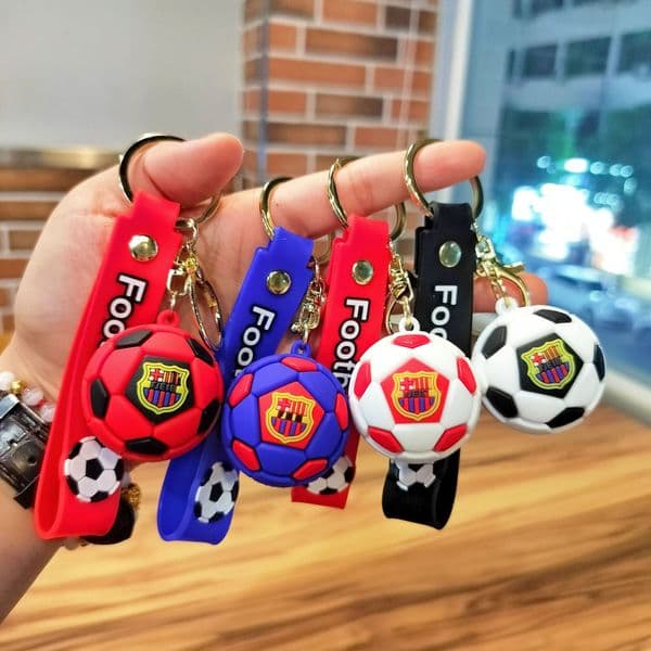 Elegant European World Cup-Themed Keychain for Fans - Durable Metal Charm Accessory