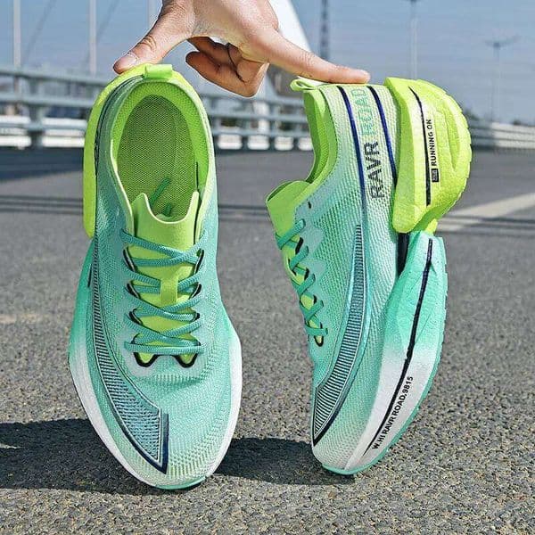 Mens Trainers Full Palm Carbon Plate Professional Male Fashion Breathable Lace-up Sneakers Running Shoes Man High Quality