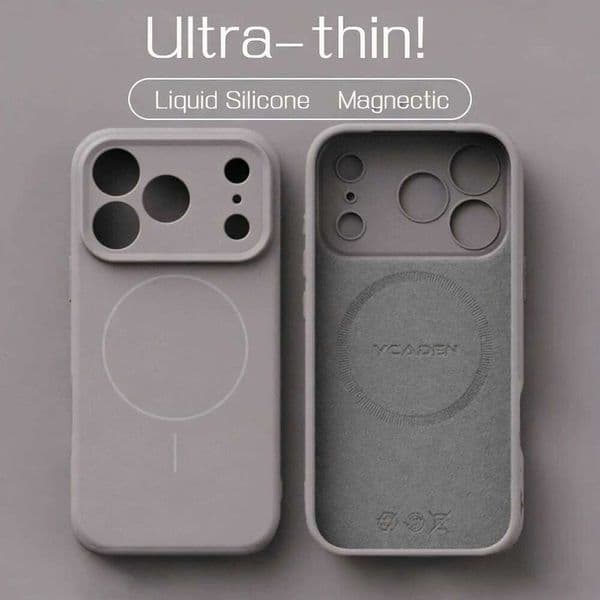 Luxury Liquid Magsafe Magnetic Wireless Charge Case for IPhone 17 16 15 14 13 12 11 Pro Max Soft Lens Protection Back Cover W260601