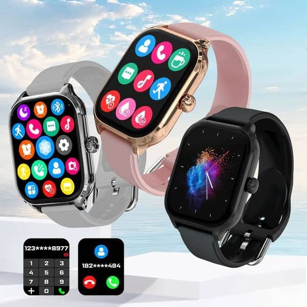 2026 New H9 Dial To Answer Calls Calorie Tracking Heart Rate Blood Oxygen Monitoring Bluetooth Smartwatch