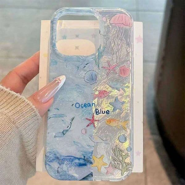 Summer Sea Fish Shell Starfish Phone Case For Samsung Galaxy S26 S25 S24 S23 S22 Ultra S21 Plus A56 A55 A16 A54 A53 A36 Cover W260601