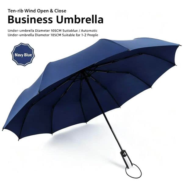 Elegant Travel Accessory Contemporary Umbrella Built To Last Through Any Downpour