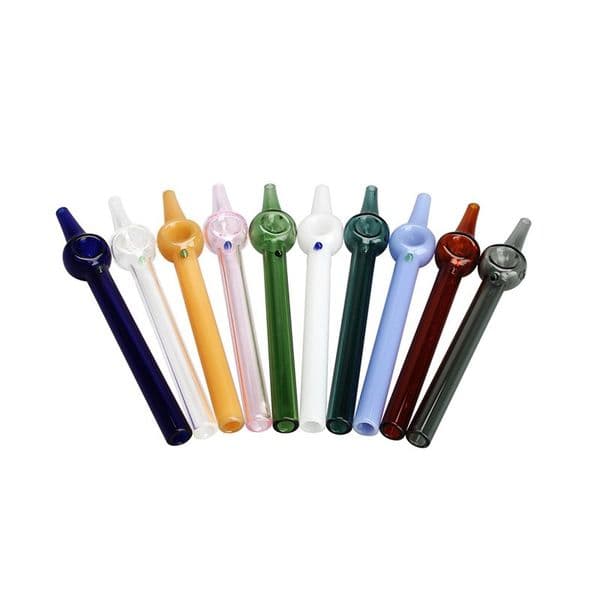 Wholesale 5.5inch Colorful Thick Heady Glass tobacco hand Pipe Portable Urban Glass dry herb Pipes For Smoking