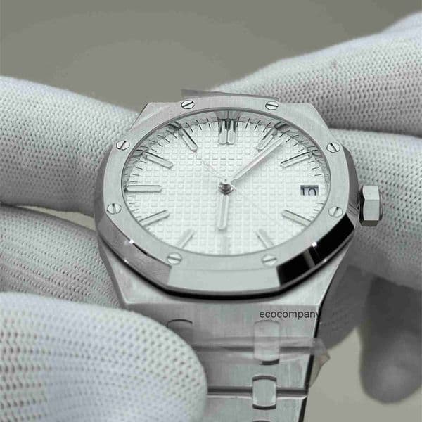 Top quality royals oak watch 15500 15510 mens watch Cal.4302 mechanical movement super clone watches designer watch sapphire glass 904L steel 41mm with box Q0BC