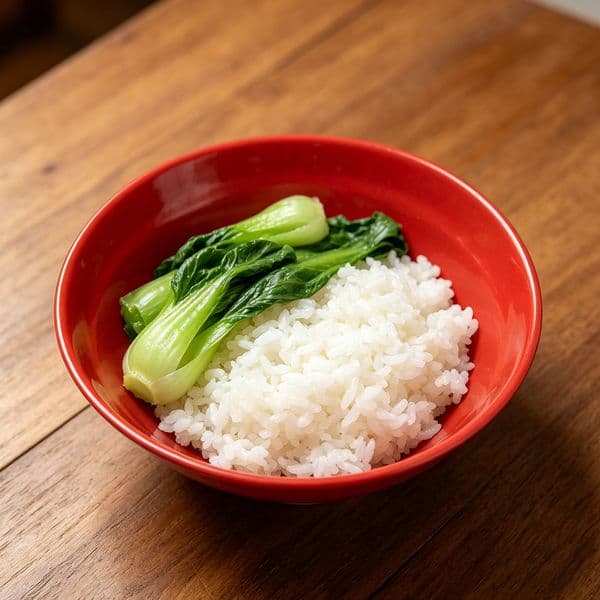 Glossy Red Ceramic Bowl, Deep Round Serving Bowl for Rice, Noodles & Soups