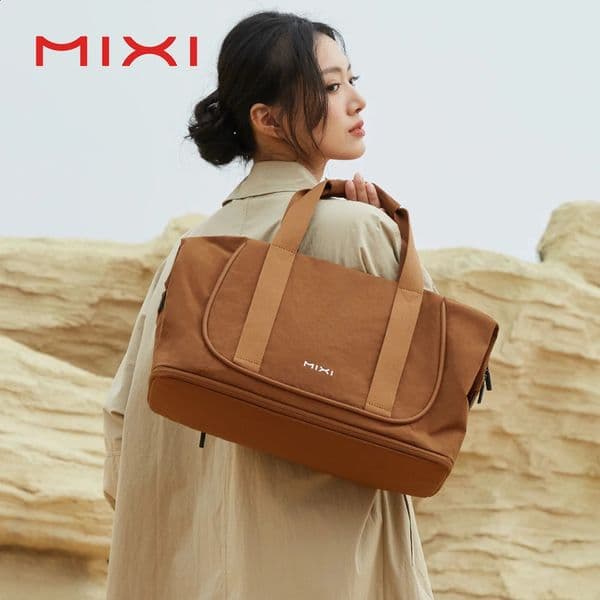 Mixi Travel Bags Women Large Size Capacity Sports Fitness Storage Bag Foldable Duffle Suit Bag For Shoulder Bag Handbag M3020 260601