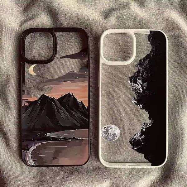 Phone Case For Xiaomi Note 12 11 13 Plus 5G Redmi 14C 13C 12C 4G Poco X6 X5 Pro Sunset Scenery Shockproof Clear Cover