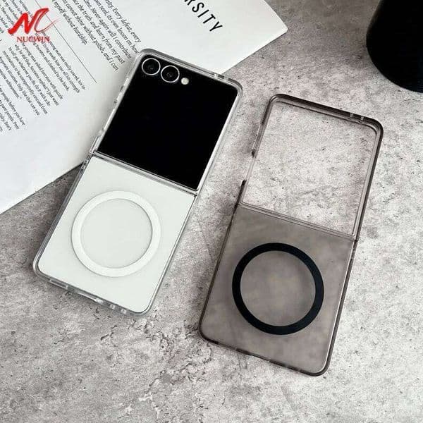 Flip7 Luxury Magnetic Hard Matte Case for Samsung Galaxy Z Flip 7 Wireless Charging Ultra Thin Cover