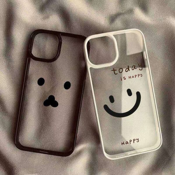 Cute Cartoon Smile Face Case for Samsung Galaxy S24 S25 S26 Ultra A55 A56 A36 A26 A06 A16 A54 A35 A15 A34 5G S23 S21 S25FE Cover
