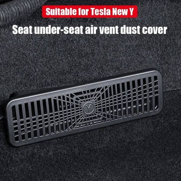 Applicable Air Outlet Under Seat Protective Cover For Tesla Y Launch 2025-2020 Model 3 Highland 2024-2017 1 Pair Vent Mesh Filter