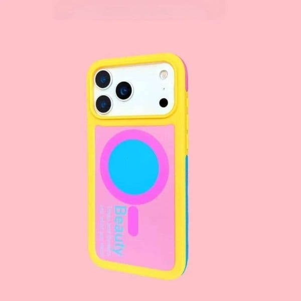 INS Style Dopamine Phone Case Apple 17 17Pro Max For MagSafe Wireless Charging Bright Color Anti-Fall Magnetic Cover