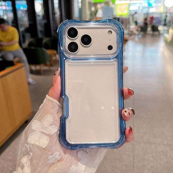 Luxury 3IN1 Transparent Anti-Drop Case for IPhone 17 Air 16 15 14 Plus 13 12 Pro Max PC+TPU Candy Colour Frame Protection Cover